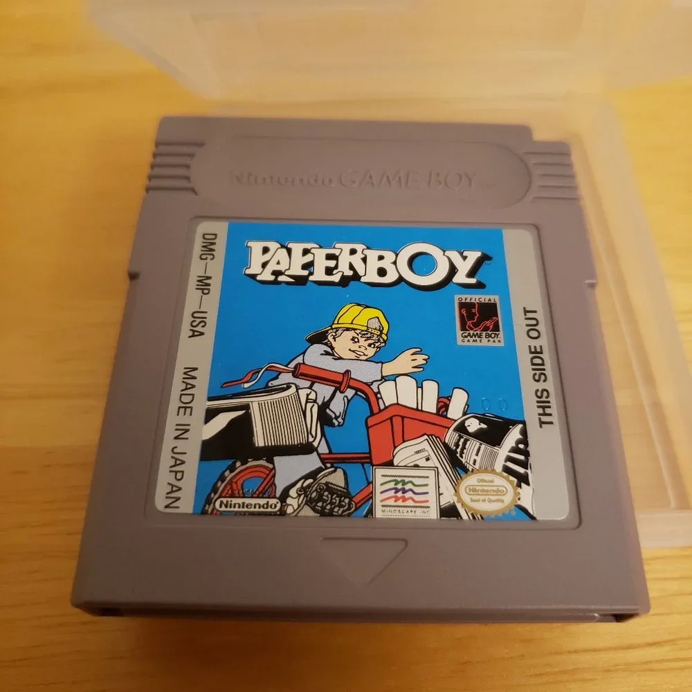 Vintage Nintendo Game Boy Paperboy